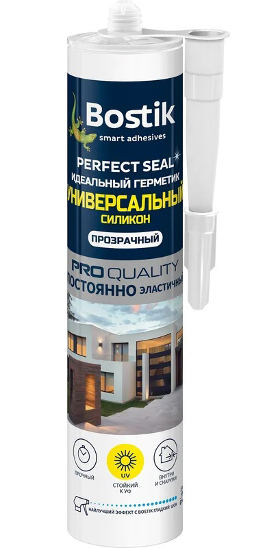 Bostik Герметик Perfect Seal Универсальный силиконовый ПРОЗРАЧНЫЙ 280 мл 1246  в Гусь-Хрустальном