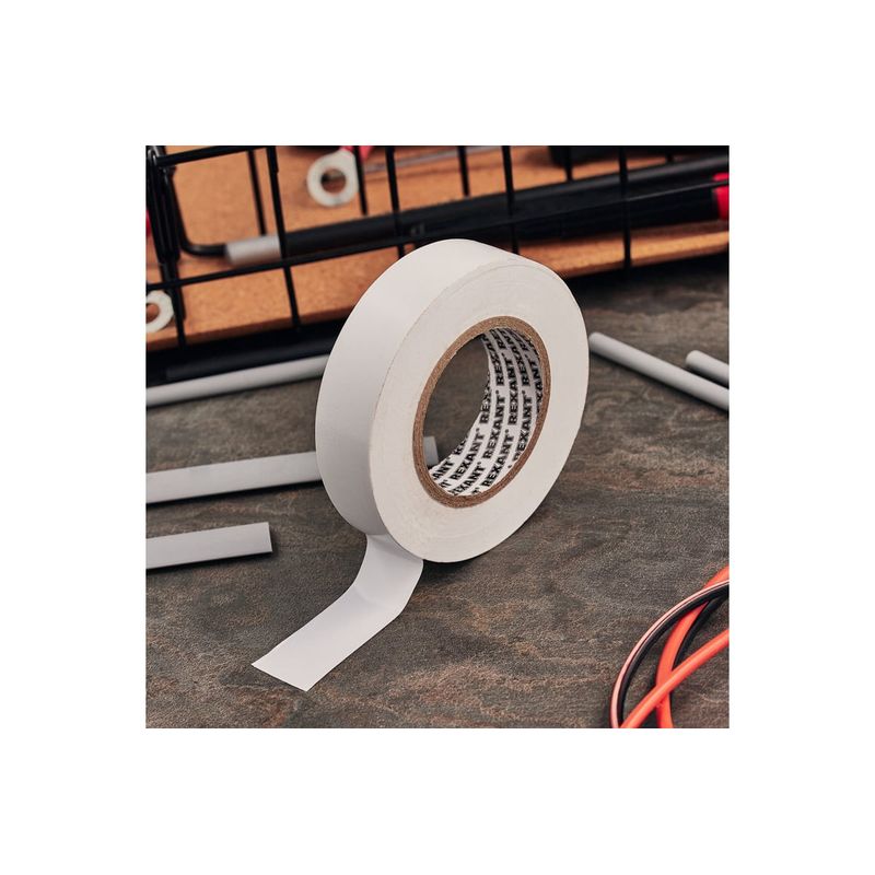 KR-09-2201 Изолента ПВХ KRANZ 0.13х19 мм, 25 м, белая (5 шт./уп.)  в Гусь-Хрустальном