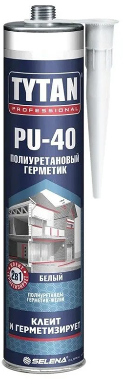 Tytan Professional PU 40 Полиуретановый герметик белый 310 мл  6244 / 6791  в Гусь-Хрустальном