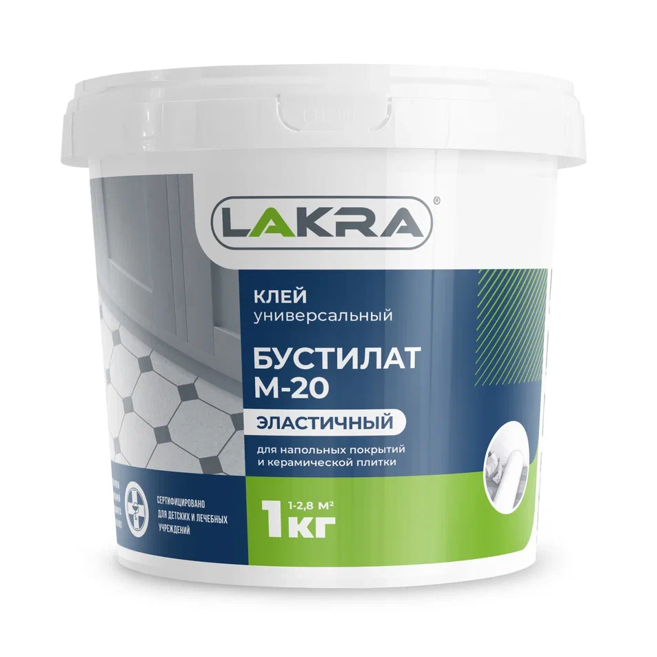 Клей Бустилат М-20 1кг ЛАКРА 12/432  в Гусь-Хрустальном