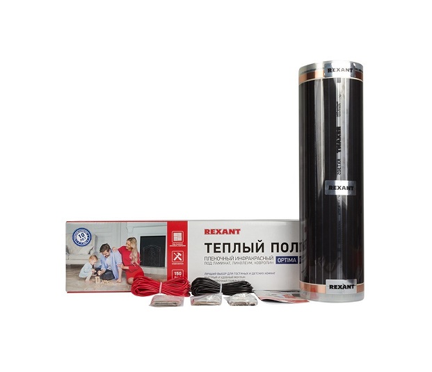 51-0512-7 Пленочный теплый пол REXANT Optima 150 9 м²/0,5 х 18 м/1350 Вт  в Гусь-Хрустальном
