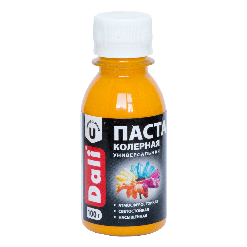 Паста "DALI" колерная  0,1 кг золотисто-желтый 1/8  в Гусь-Хрустальном