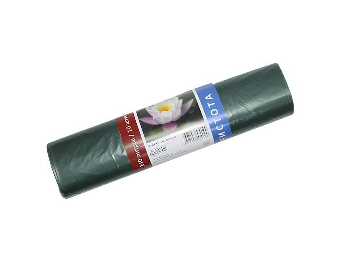 Мешки д/мус. 240л. "ЧИСТОТА " 30мкм.(10шт/рул) (30рул/кор)   в Гусь-Хрустальном