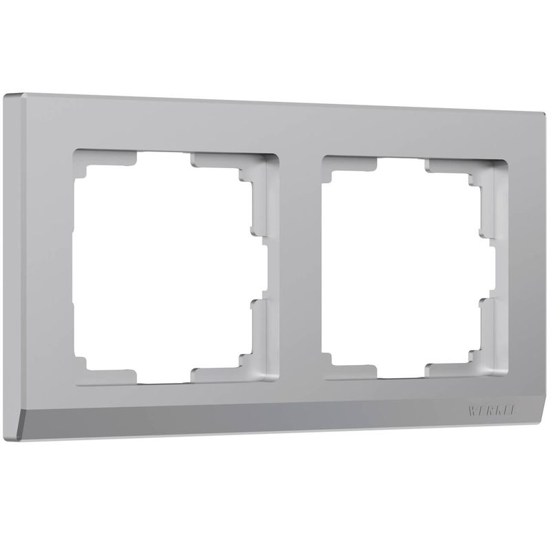 Рамка на 2 поста (серебряный) W0021806  в Гусь-Хрустальном