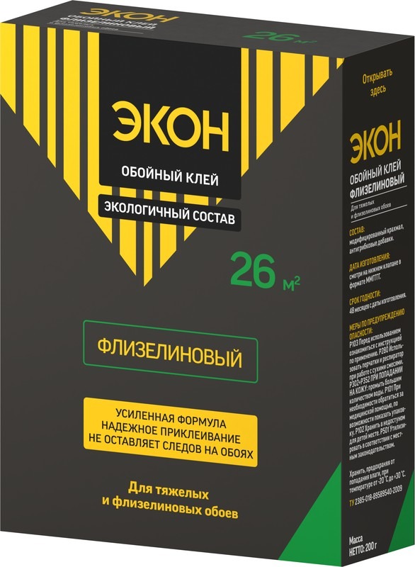 Клей обойный ЭКОН Флизелиновый  200г/ 24 ХЕНКЕЛЬ  в Гусь-Хрустальном
