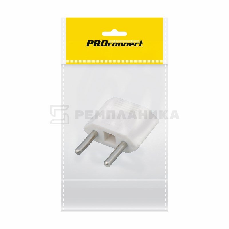 11-1041-9 Сетевой переходник плоский "Тефаль" белый  PROCONNECT   в Гусь-Хрустальном