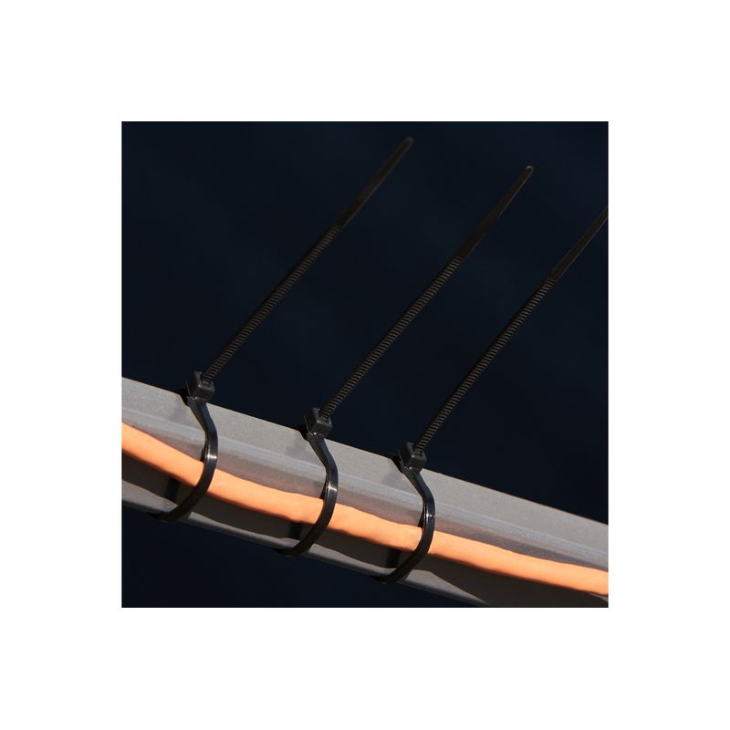 57-0151 Хомут-стяжка кабельная нейлоновая PROconnect 150 x2,5 мм, черная, упаковка 100 шт.  в Гусь-Хрустальном