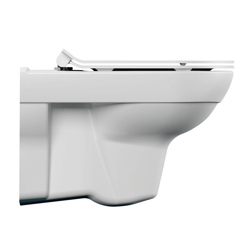 Унитаз подвесной: CITY NEW CLEAN ON с кр.дюр.slim, lift, e-off, белый  в Гусь-Хрустальном
