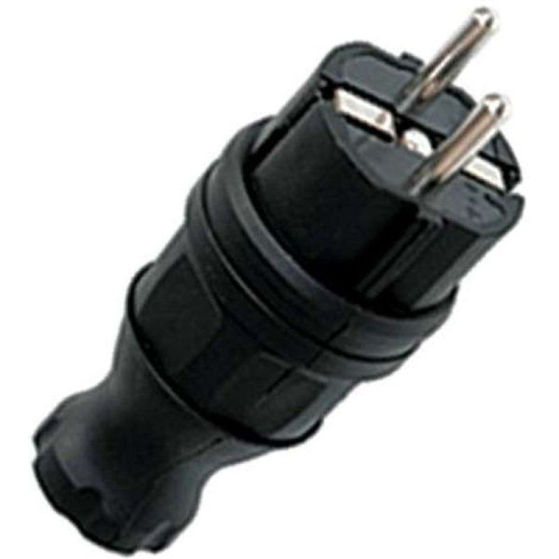 RPS-011-16-230-44 Вилка прямая каучуковая 230В 2P+PE 16A IP44 EKF  в Гусь-Хрустальном