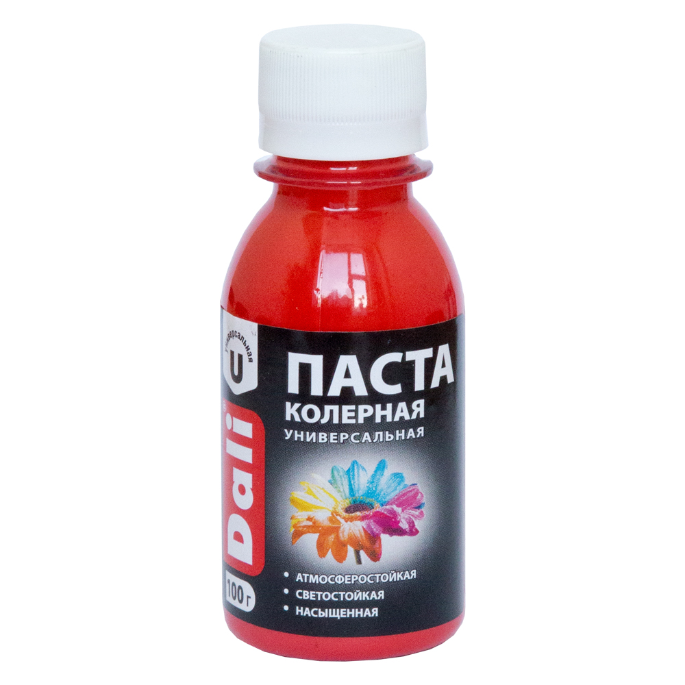 Паста "DALI" колерная  0,1 кг красный 1/8  в Гусь-Хрустальном