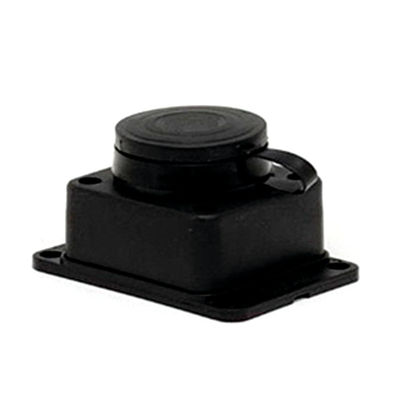 RPS-014-16-230-44 Роз. настен. с защит. крышкой каучуковая 230В 2P+PE 16A IP44 одинарная EKF  в Гусь-Хрустальном