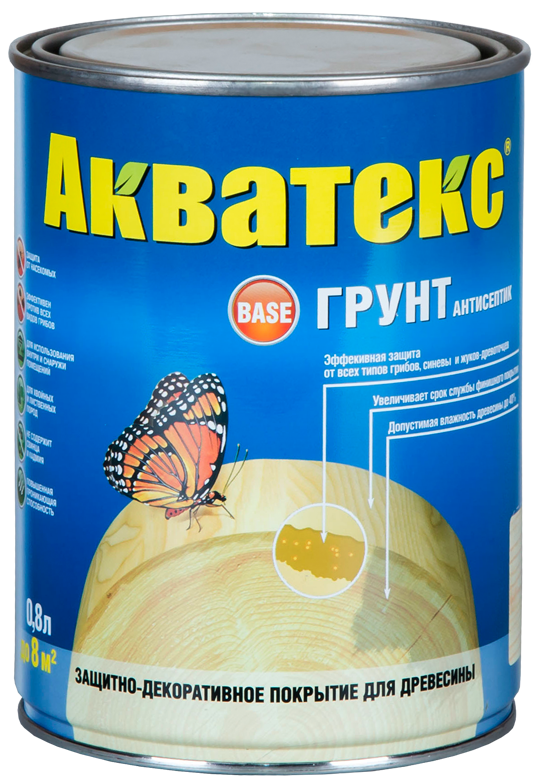 Акватекс-ГРУНТ  0,8л (антисептик)  /6  в Гусь-Хрустальном