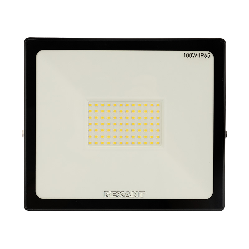 605-005 Прожектор светодиодный 100 Вт 200–260В IP65 8000 лм 6500 K холодный свет REXANT  в Гусь-Хрустальном