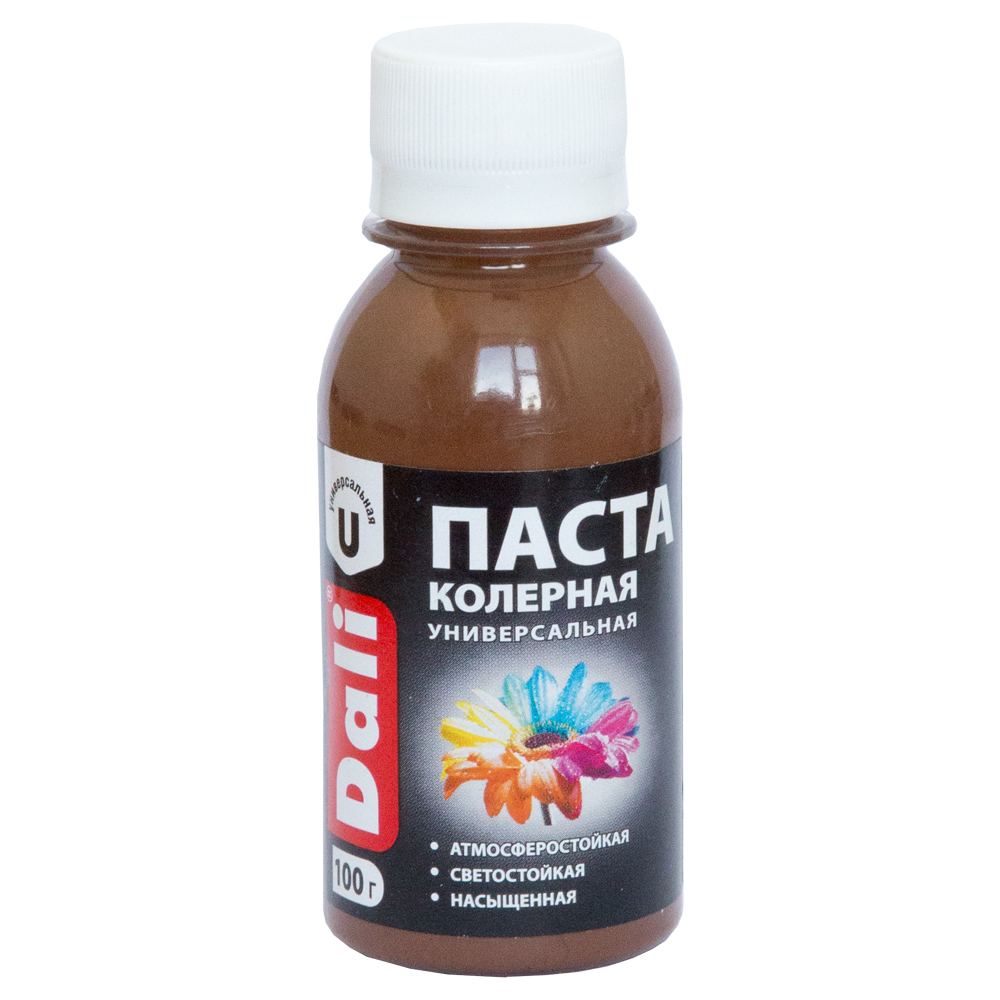 Паста "DALI" колерная  0,1 кг коричневый 1/8  в Гусь-Хрустальном