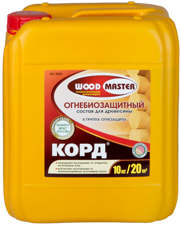 Состав "Корд" РОГНЕДА огнебиозащита 10кг   1/80  в Гусь-Хрустальном