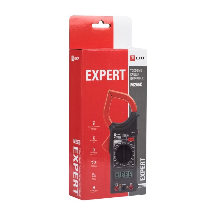Токовые клещи цифровые M266C EKF Expert  в Гусь-Хрустальном