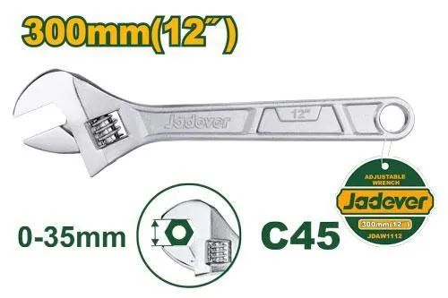 Ключ разводной 300мм (0-35мм)  JADEVER JDAW1112/24  в Гусь-Хрустальном