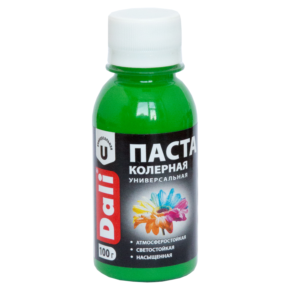 Паста "DALI" колерная  0,1 кг зеленое яблоко 1/8  в Гусь-Хрустальном