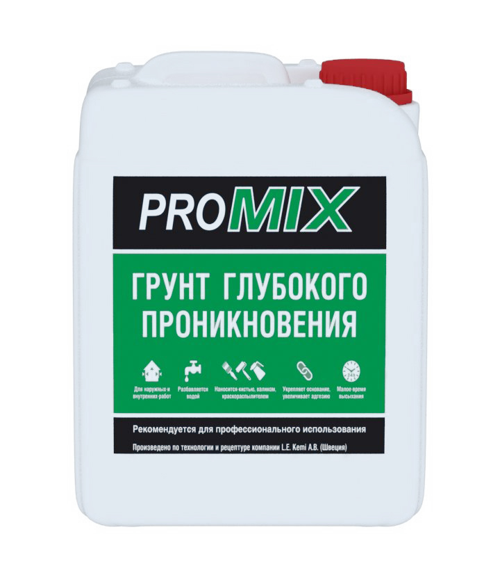 Грунт глубокого проникновения "PROMIX" 10 л /60  в Гусь-Хрустальном