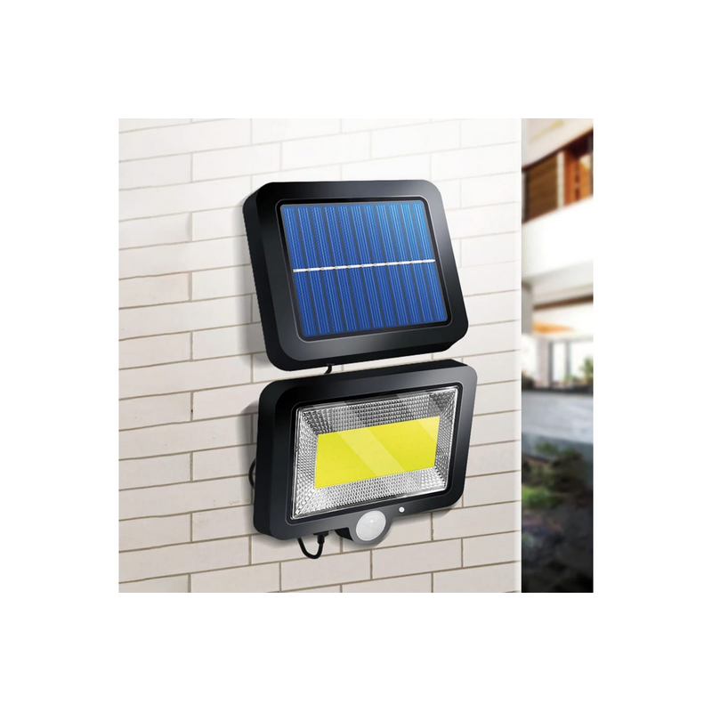 602-1002 Прожектор NEW AGE LED COB Lamper 15 Вт 6500 K IP65 3 реж, вын. солн пан 5 м, датч движ,осв  в Гусь-Хрустальном