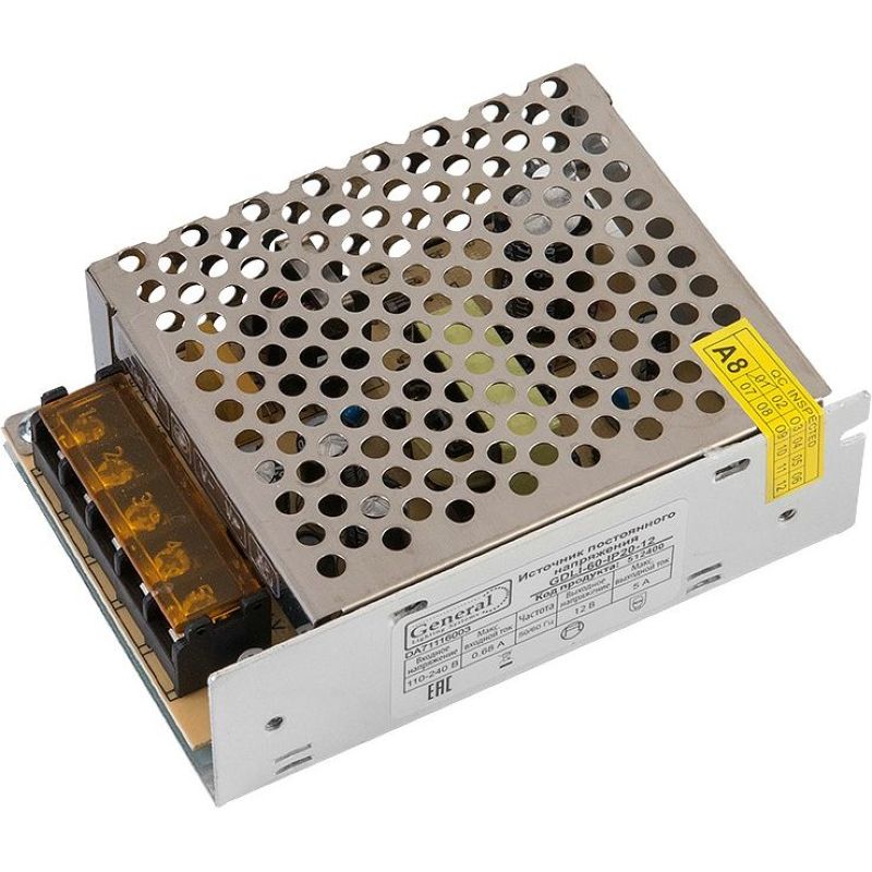 512400 Светодиодный драйвер GDLI-60-IP20-12  в Гусь-Хрустальном
