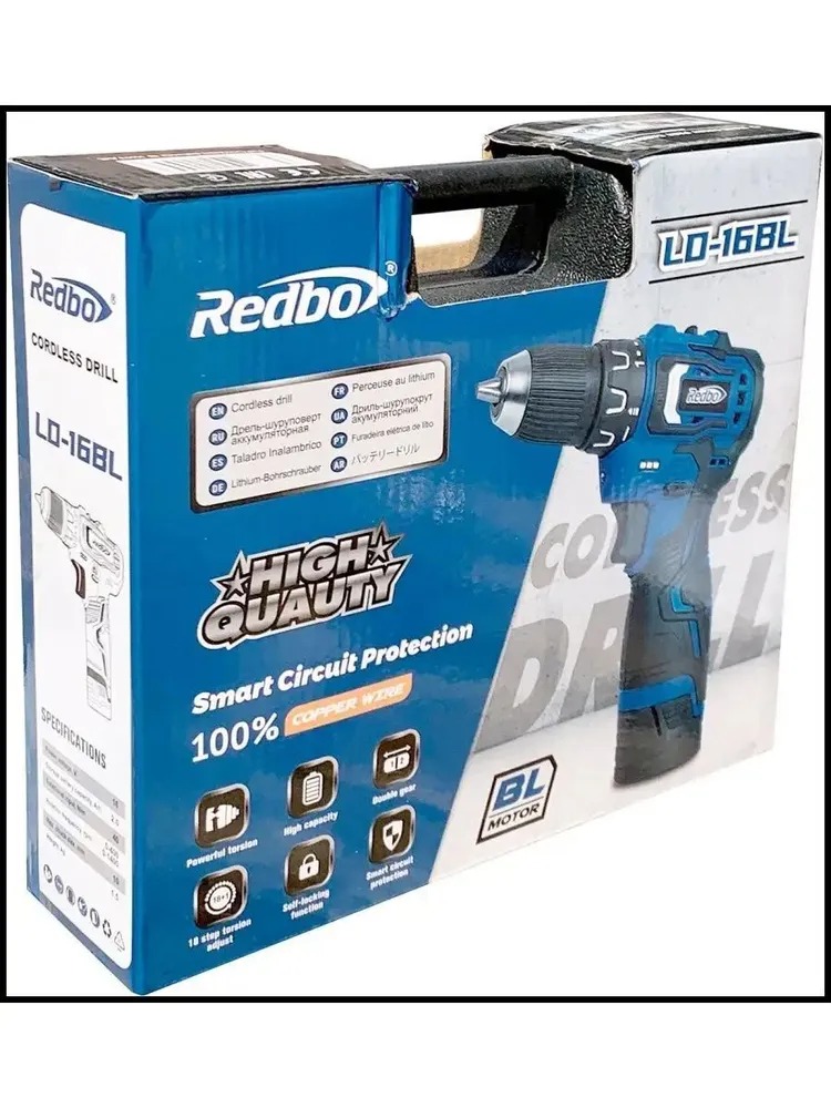 Акк дрель Redbo LD-16BL  в Гусь-Хрустальном