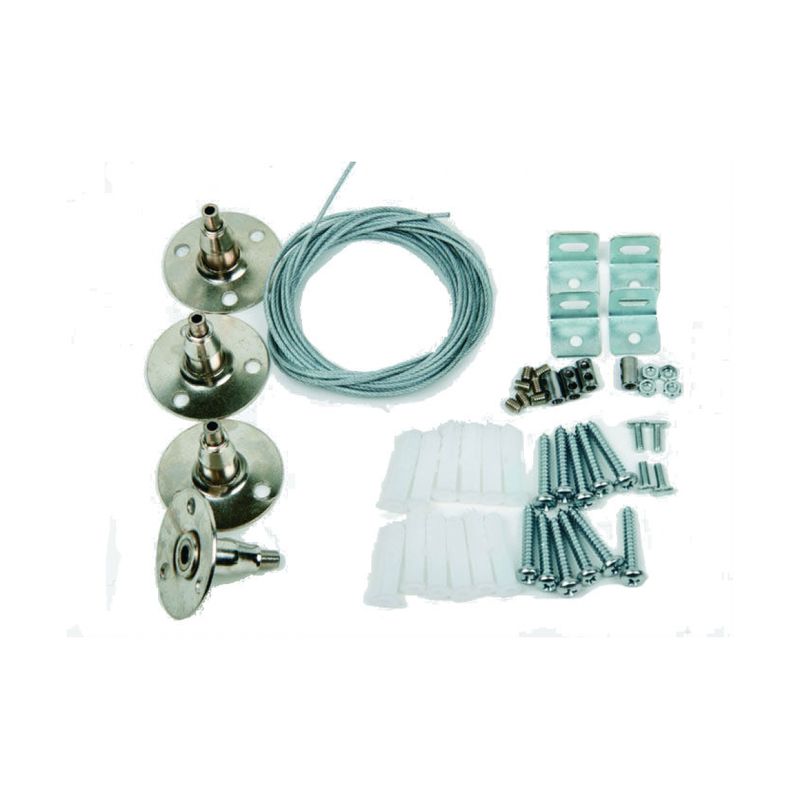 UFL-H01 SILVER 100 POLYBAG Крепления для светодиодных панелей серии PROM-3, шк 4690485066538  в Гусь-Хрустальном