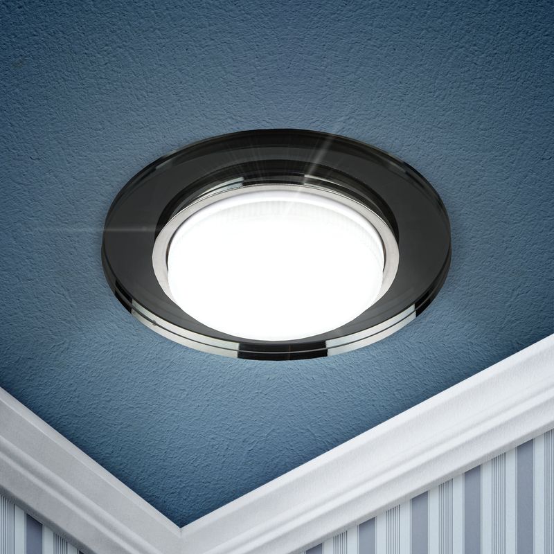 DK80 BK Светильник ЭРА под лампу Gx53, 220V,13W, черный (30/1200) 5174 5174  в Гусь-Хрустальном