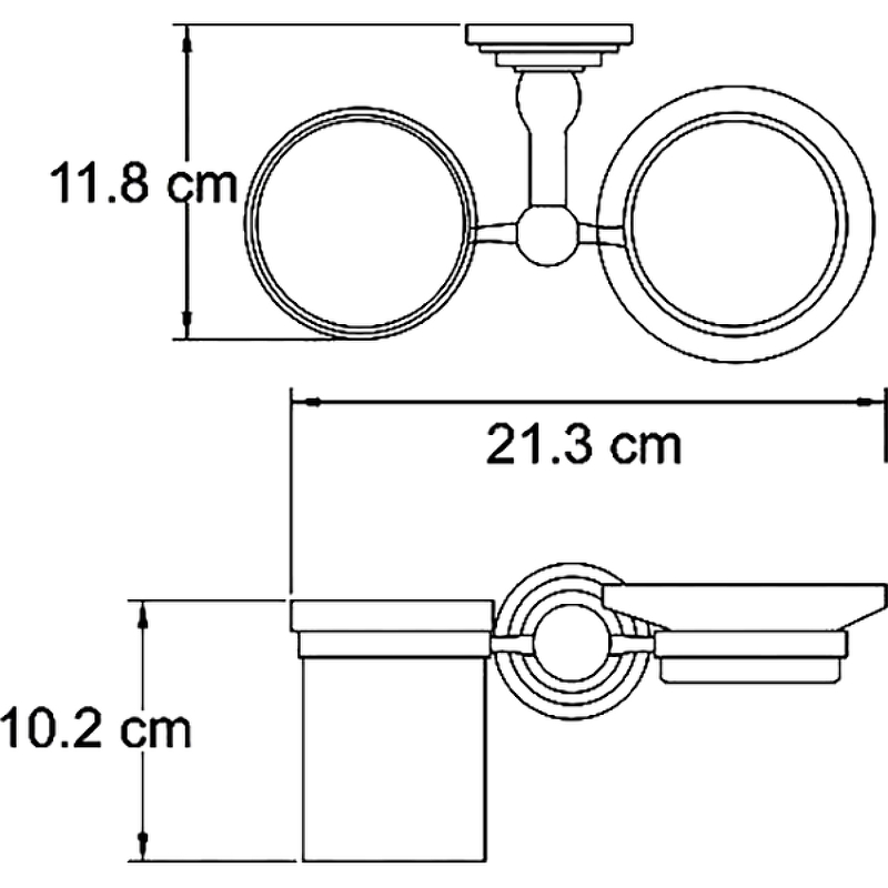 Isar K-7326 Держатель стакана и мыльницы  в Гусь-Хрустальном