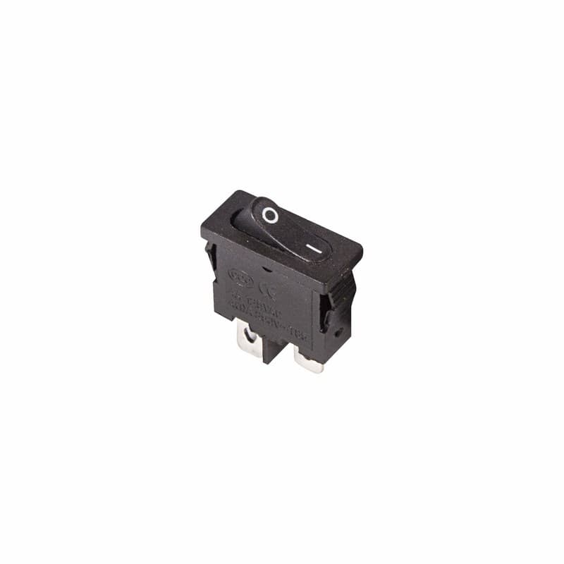36-2050 Выключатель клавишный 250V 6А (2с) ON-OFF черный  Mini  REXANT  в Гусь-Хрустальном