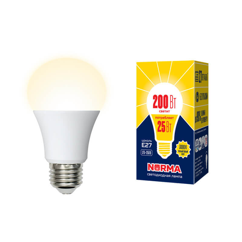 UL-00004469 Лампа светодиод.Форма "A",мат.Серия Norma 3000K LED-A70-25W/3000K/E27/FR/NR 1559  в Гусь-Хрустальном