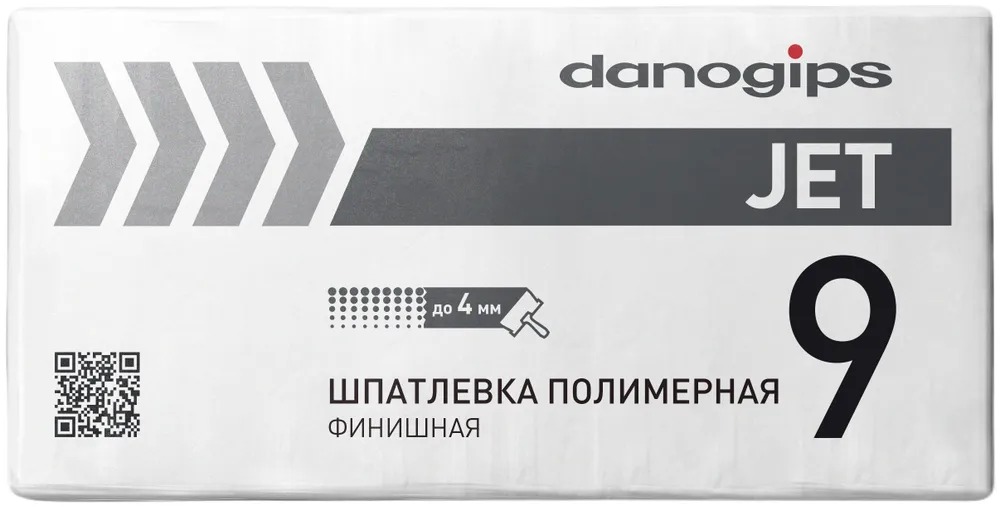 DANOGIPS Выравнивающая полим. шпатлевка DANO JET9 20кг(48) 00548666   в Гусь-Хрустальном