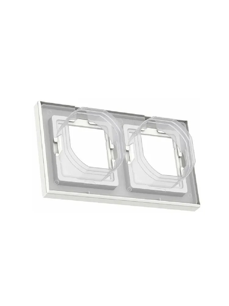 ATN440102 Рамка двухпостовая ATLASDESIGN AQUA IP44 белый (Шнейдер Электрик)  в Гусь-Хрустальном