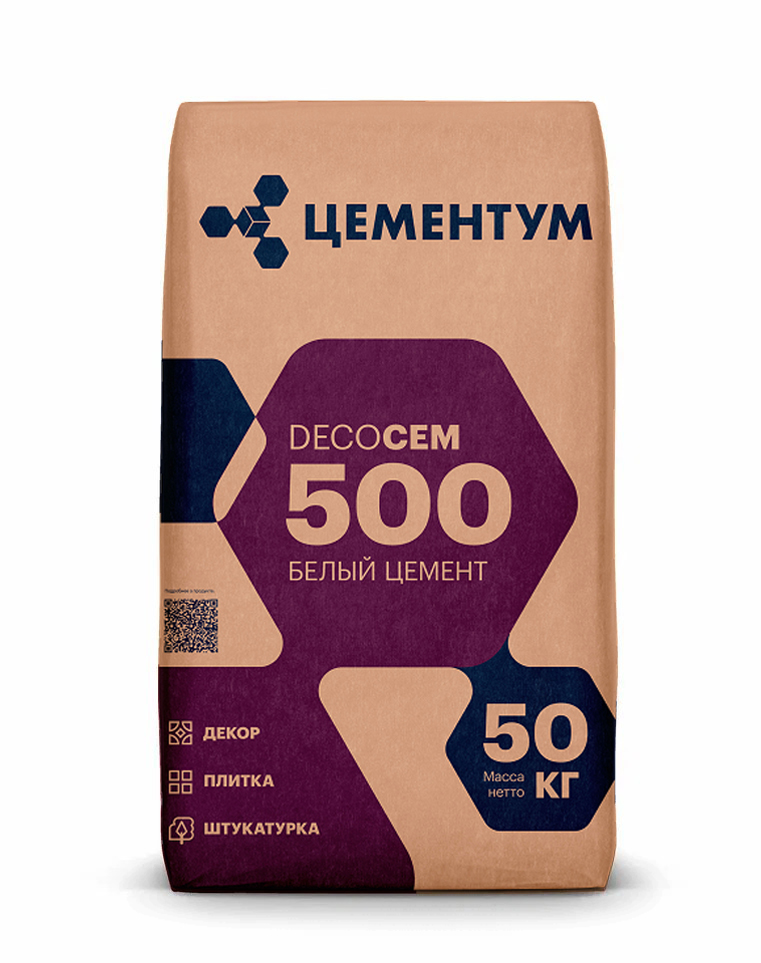 Цемент БЕЛЫЙ ПЦБ-1-500/Д0 50кг ЦЕМЕНТУМ /30  в Гусь-Хрустальном