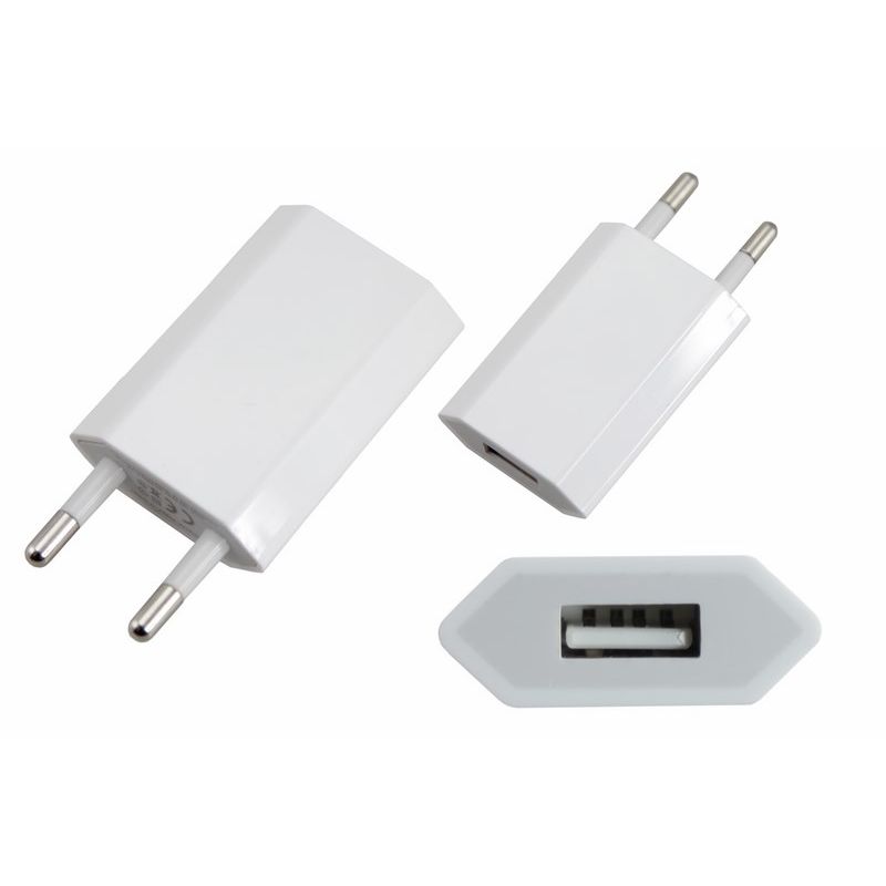18-1194 Сетевое зарядное устройство iPhone/iPod USB белое (СЗУ) (5 V, 1000 mA) REXANT  в Гусь-Хрустальном