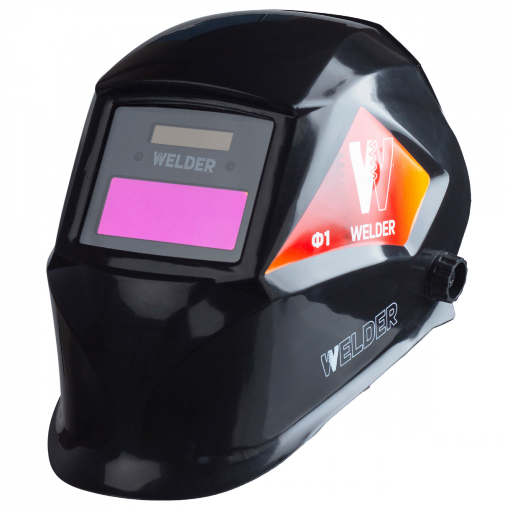 Маска сварочная WELDER PRO Ф1 Хамелеон 90*35мм, DIN 3/11  в Гусь-Хрустальном
