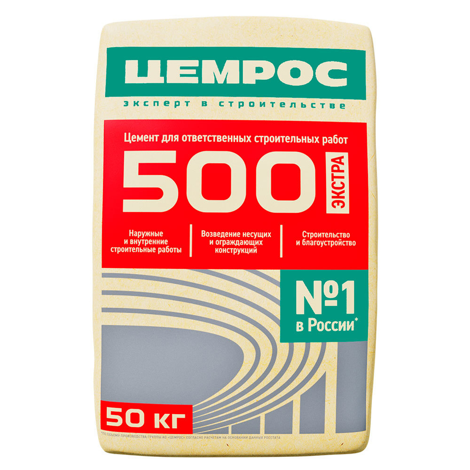 Цемент ЦЕМ II/А-Ш 42,5H 50 кг Цемрос/Евроцемент   /39  в Гусь-Хрустальном
