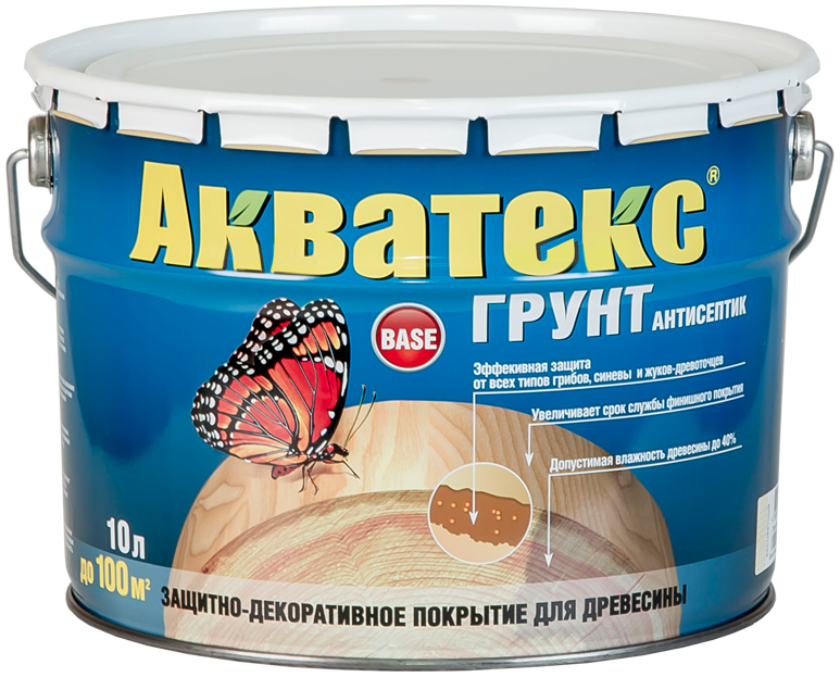 Акватекс-ГРУНТ 9л (антисептик)   1/55  в Гусь-Хрустальном