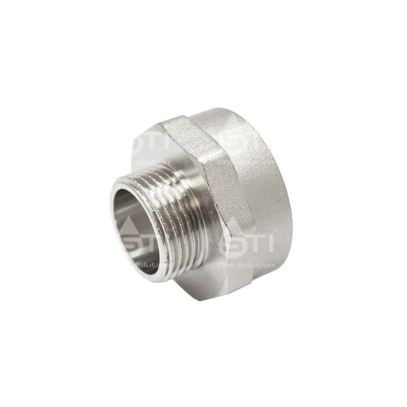 Переходник 1" х1/2" в-н никелир.  в Гусь-Хрустальном