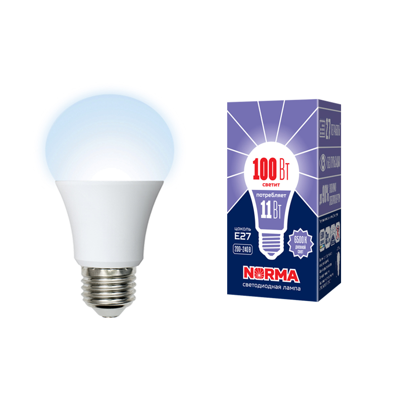 UL-00003785 Лампа светодиод.Форма "A",мат.Серия Norma 6500K LED-A60-11W/DW/E27/FR/NR 4346  в Гусь-Хрустальном