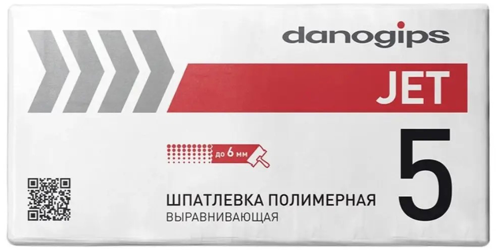DANOGIPS Выравнивающая полим. шпатлевка DANO JET5 25кг(42) 00548667  в Гусь-Хрустальном