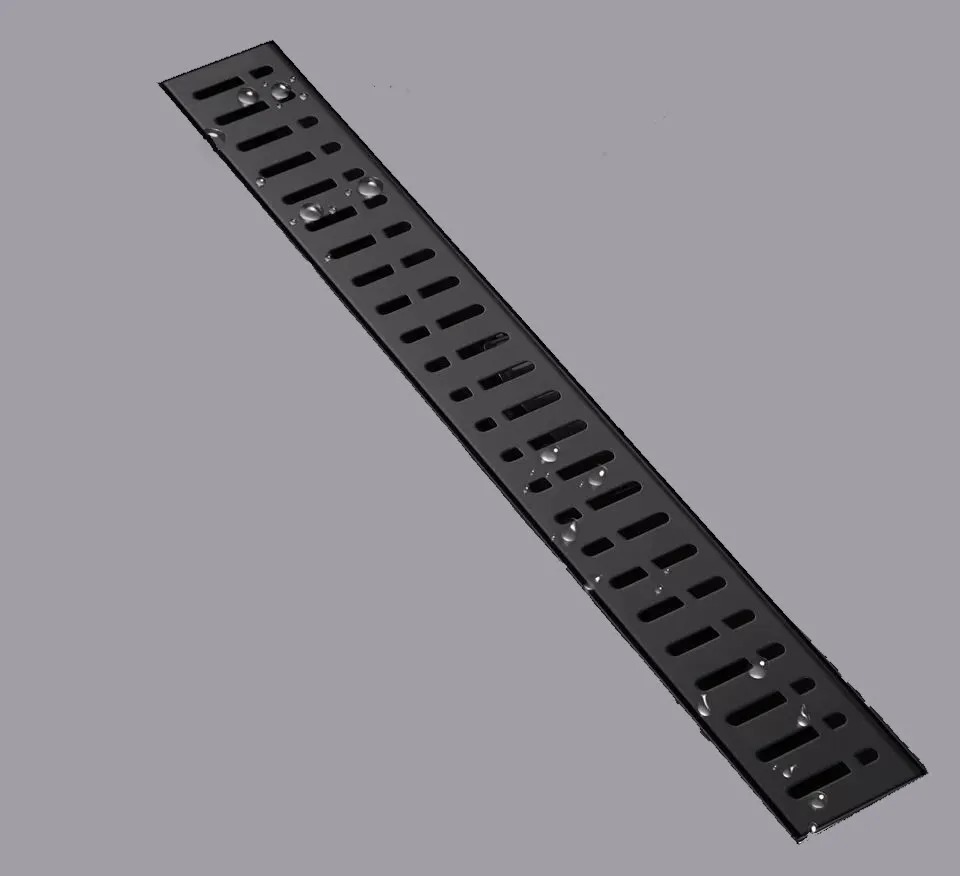 Трап HAIBA HB93700-7, черный 700 мм  в Гусь-Хрустальном