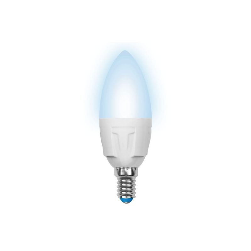 UL-00002411 Лампа светодиодиодная свеча мат.Серия ЯРКАЯ 4000K LED-C37 7W/NW/E14/FR PLP01WH 5156  в Гусь-Хрустальном