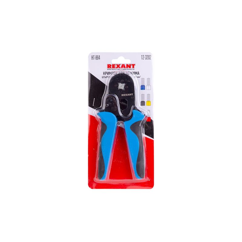 12-3202 Кримпер REXANT HT-864 для обжима штыревых наконечников 0.25-6.0 мм²  в Гусь-Хрустальном