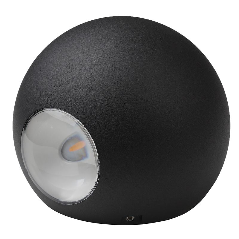 WL11 BK Подсветка ЭРА Декоративная подсветка светодиодная ЭРА 2*1Вт IP 54 черный (20/400) 5914  в Гусь-Хрустальном
