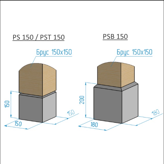 Блок цокольный PSB 150  в Гусь-Хрустальном