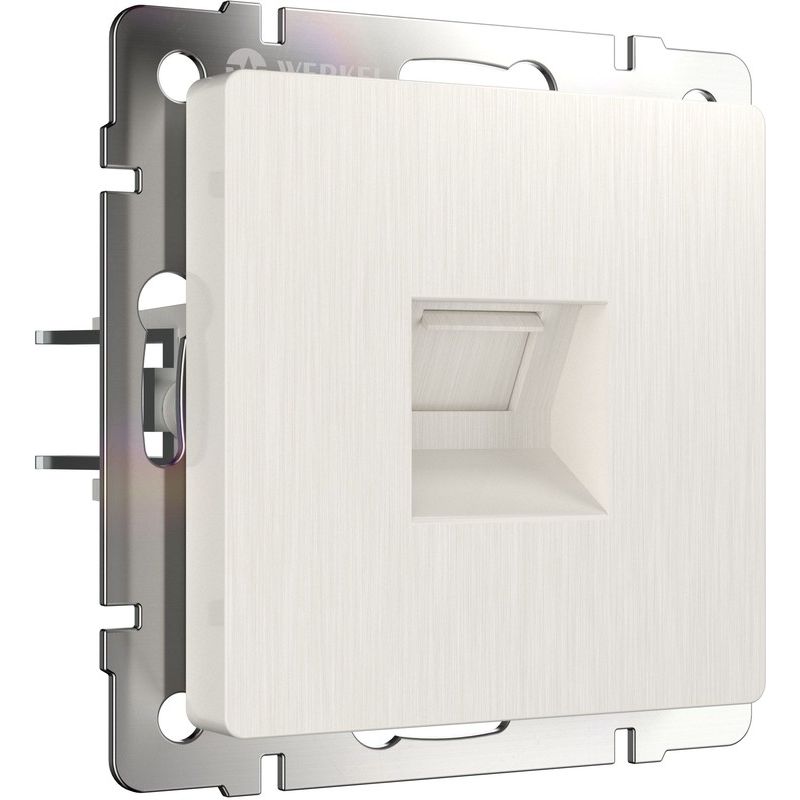 Розетка Ethernet RJ-45 (перламутровый рифленый) W1181013  в Гусь-Хрустальном
