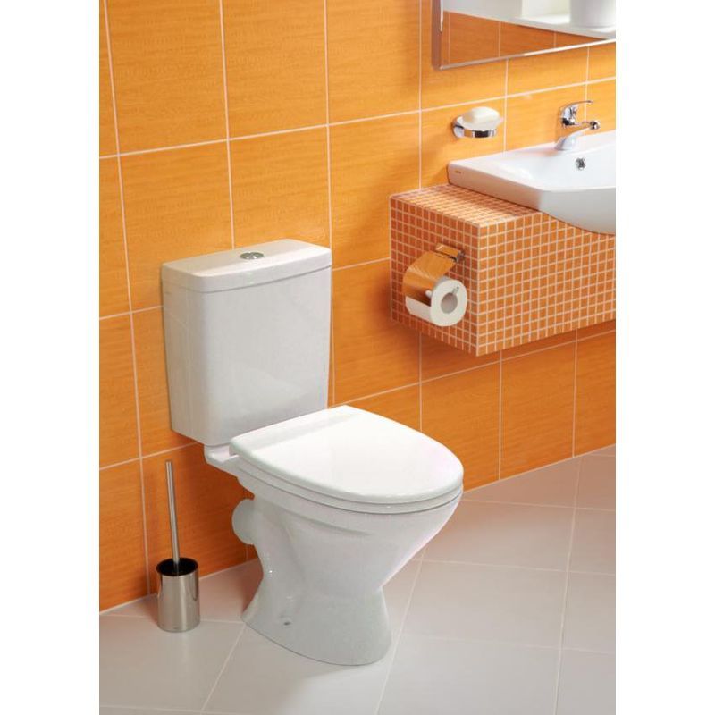 Унитаз Лига Santek 2 реж. кос.вып. (дюропласт) 1WH302141 (15)  в Гусь-Хрустальном