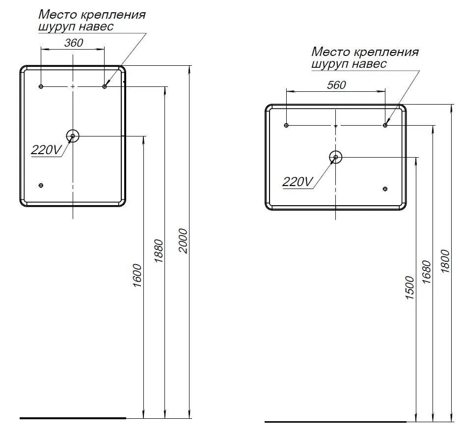 Зеркало Ирис 60х80 LED (316650)  в Гусь-Хрустальном