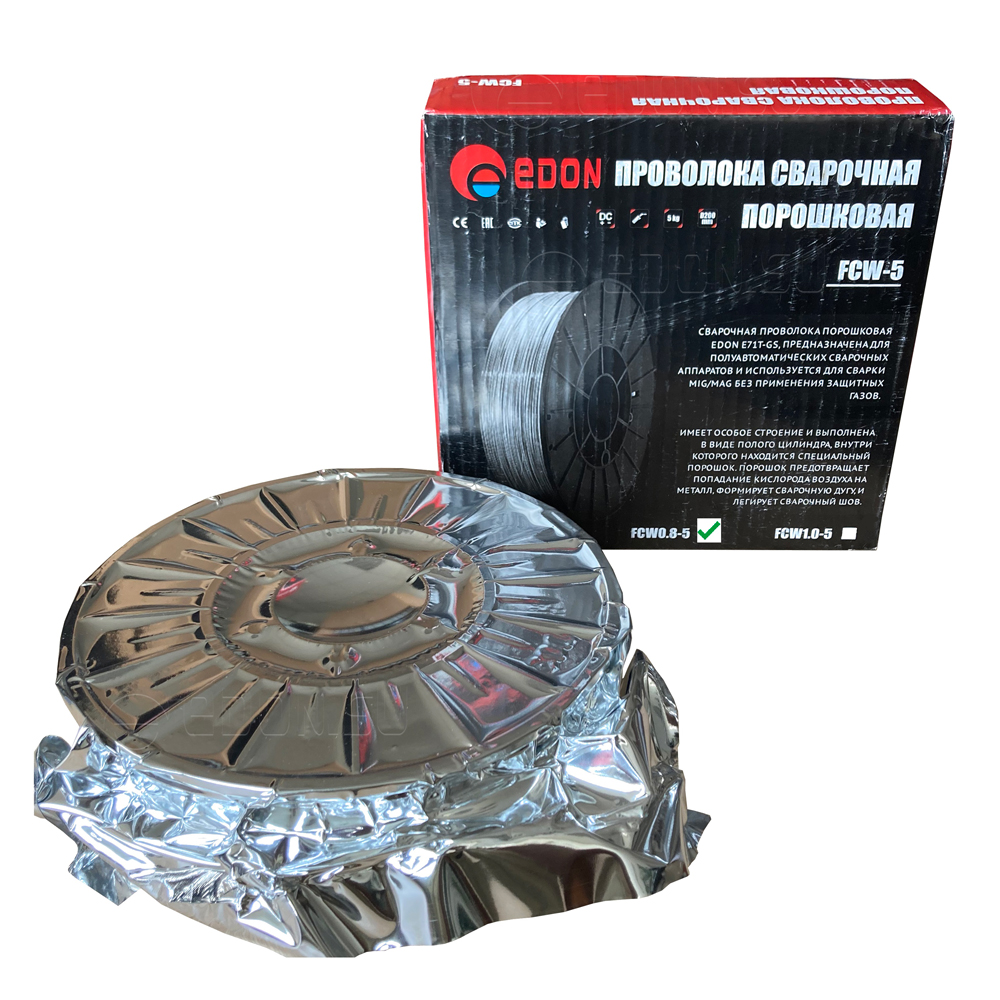Сварочная проволока порошковая "Edon FCW0.8-5"  в Гусь-Хрустальном